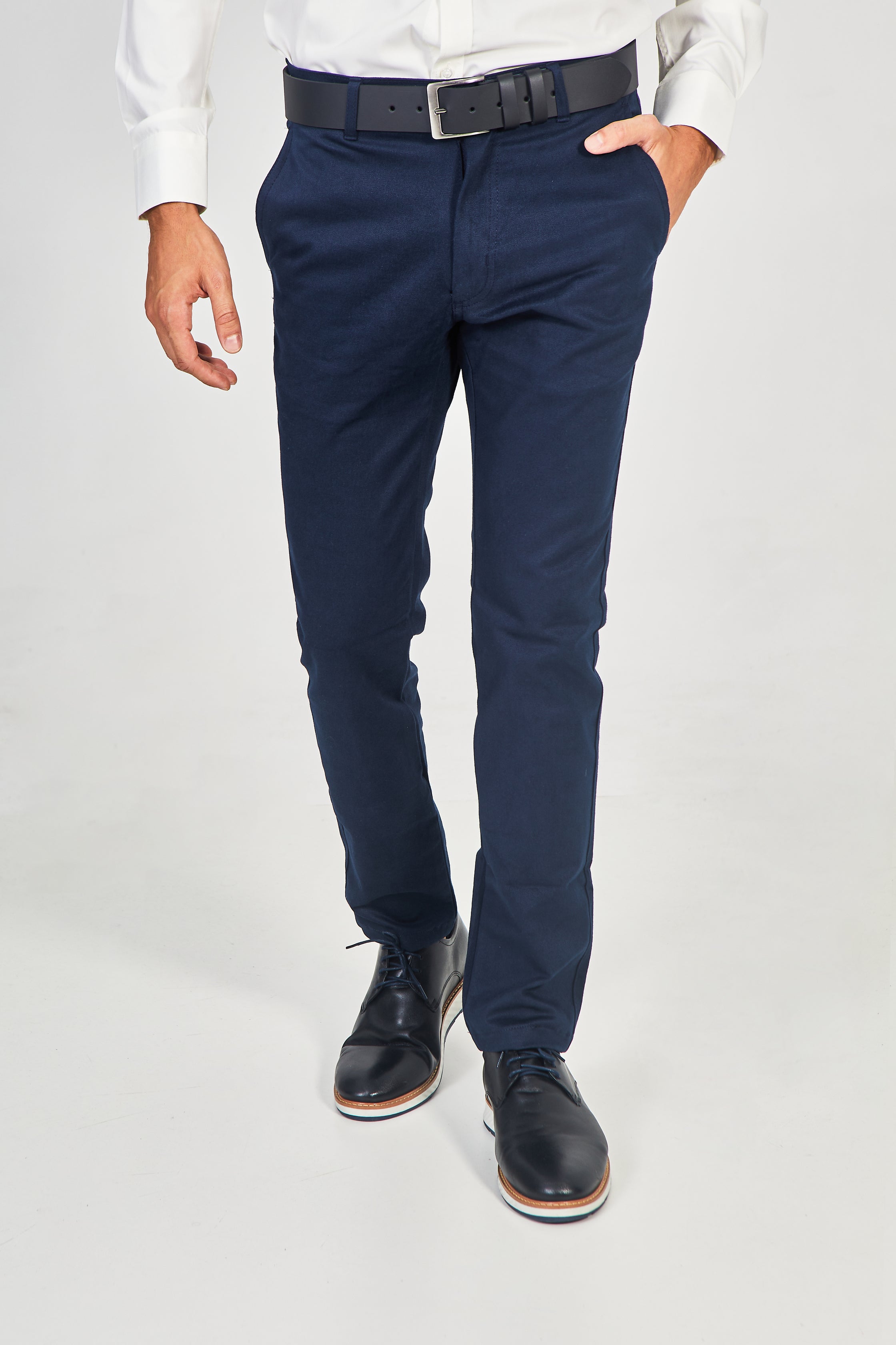 Cala de sarja masculina