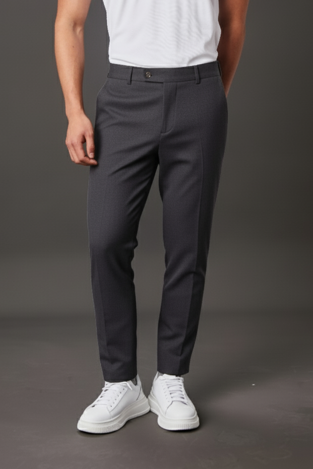 Calça Alfaiataria Malha Masculina Super Stretch
