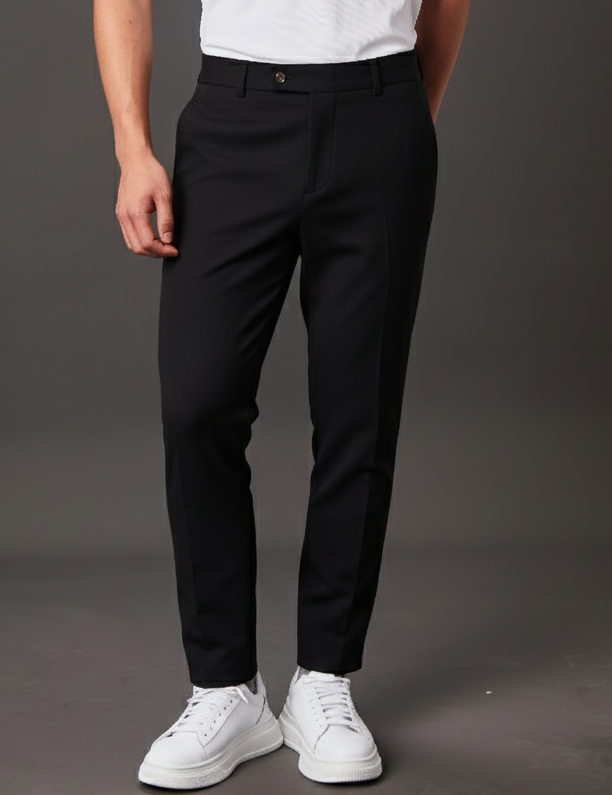 Calça Alfaiataria Malha Masculina Super Stretch