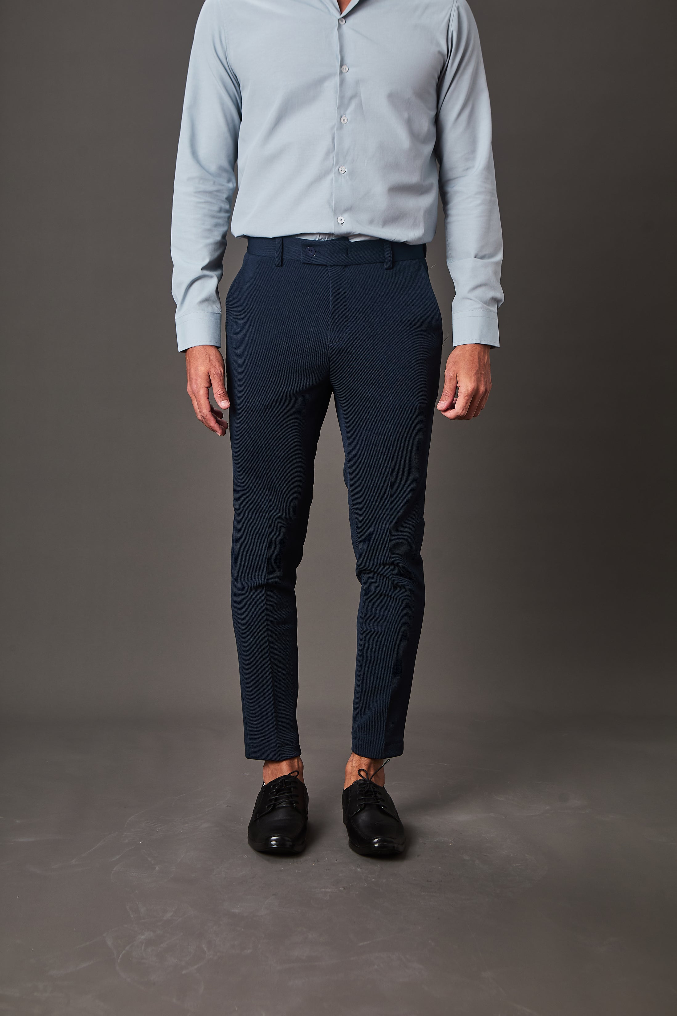 Calça Alfaiataria Malha Masculina Super Stretch