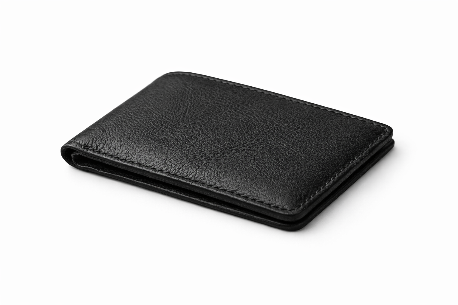 Carteira Masculina Minimalista Couro Legítimo Social