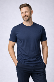 Camiseta Masculina Algodão Pima Lisa