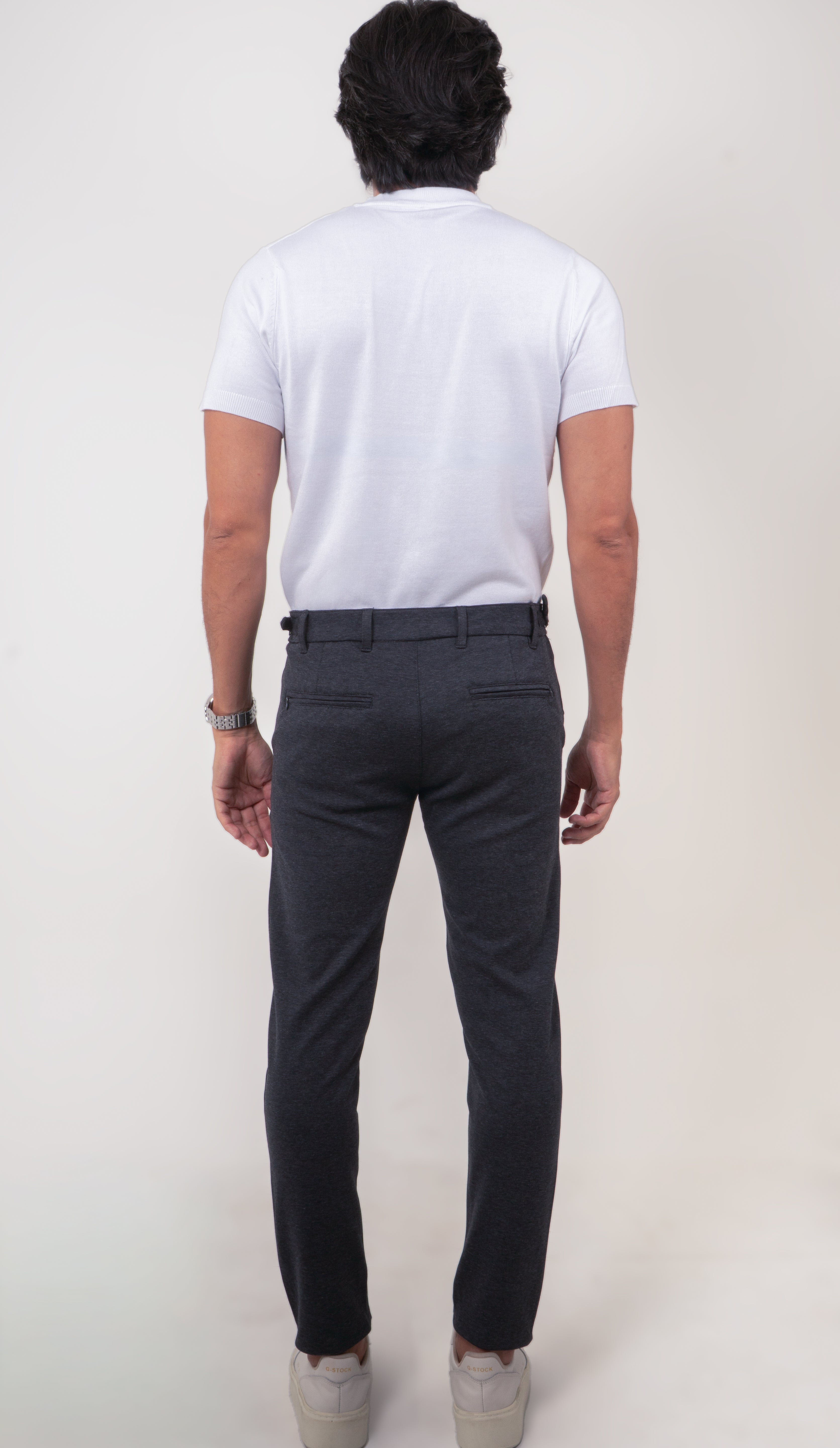 Camiseta Tricot Masculina Slim Básica