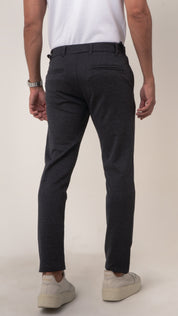 Calça Alfaiataria Masculina em Malha com Ajuste Lateral