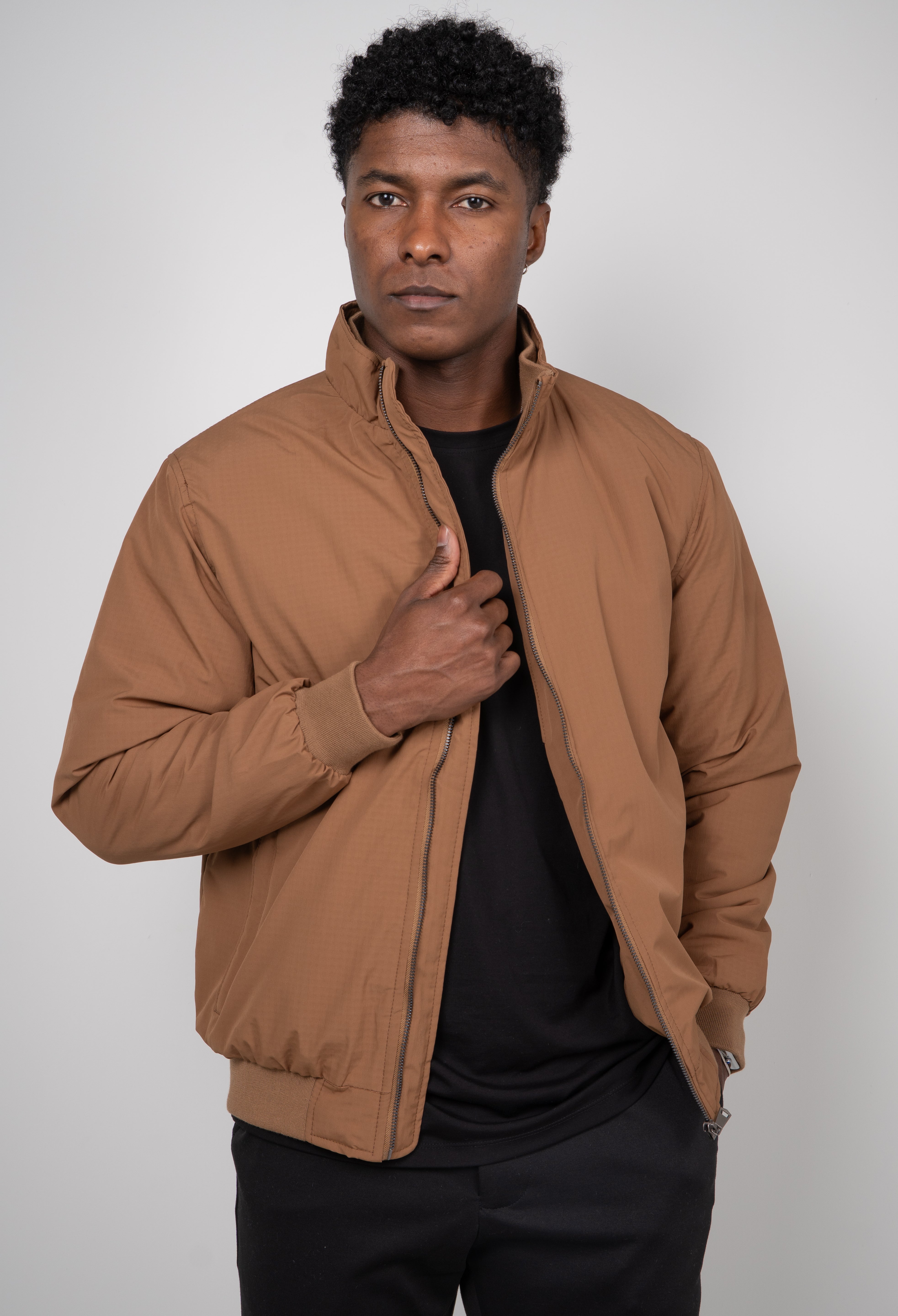Jaqueta Masculina Zíper Nylon