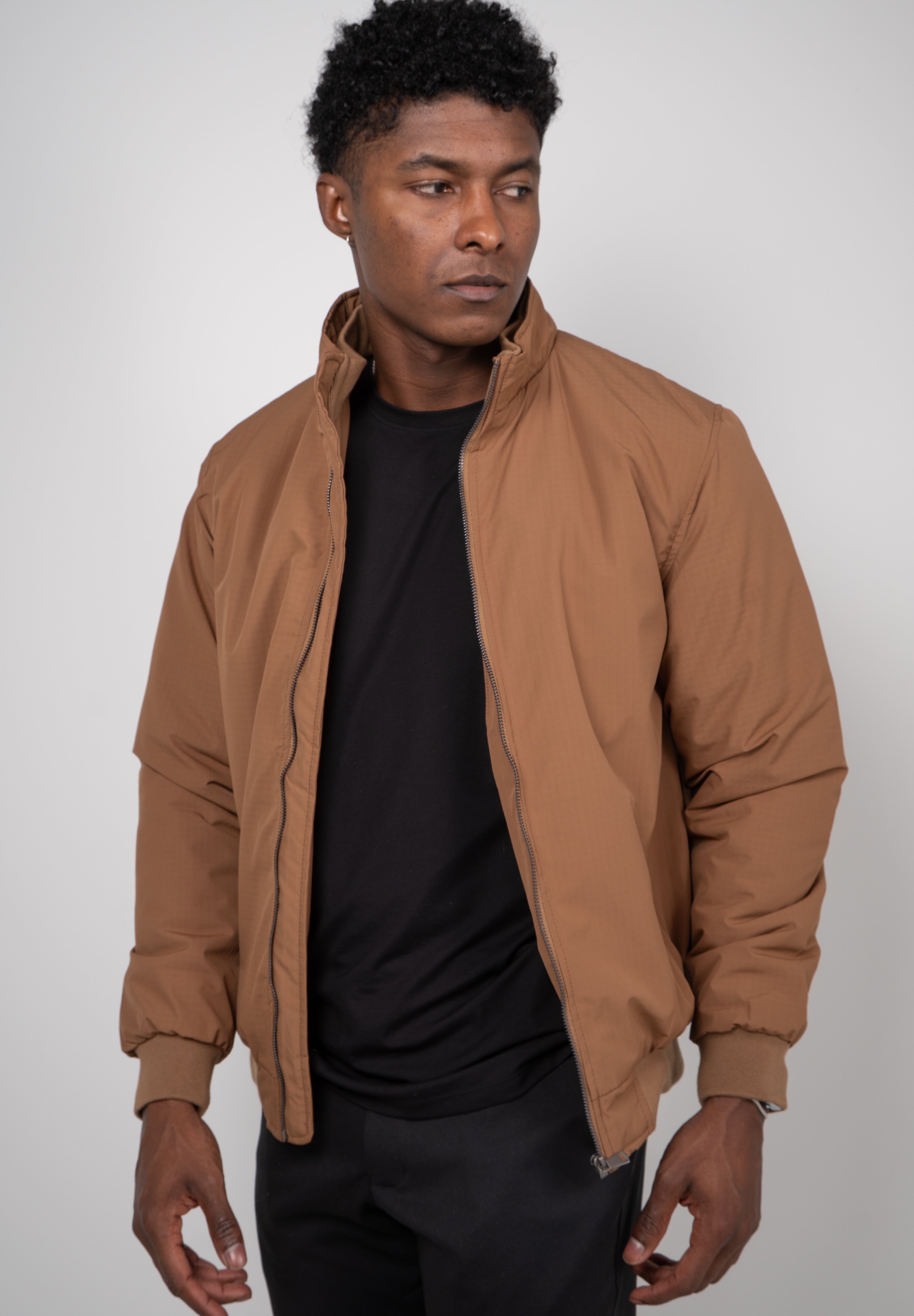 Jaqueta Masculina Zíper Nylon