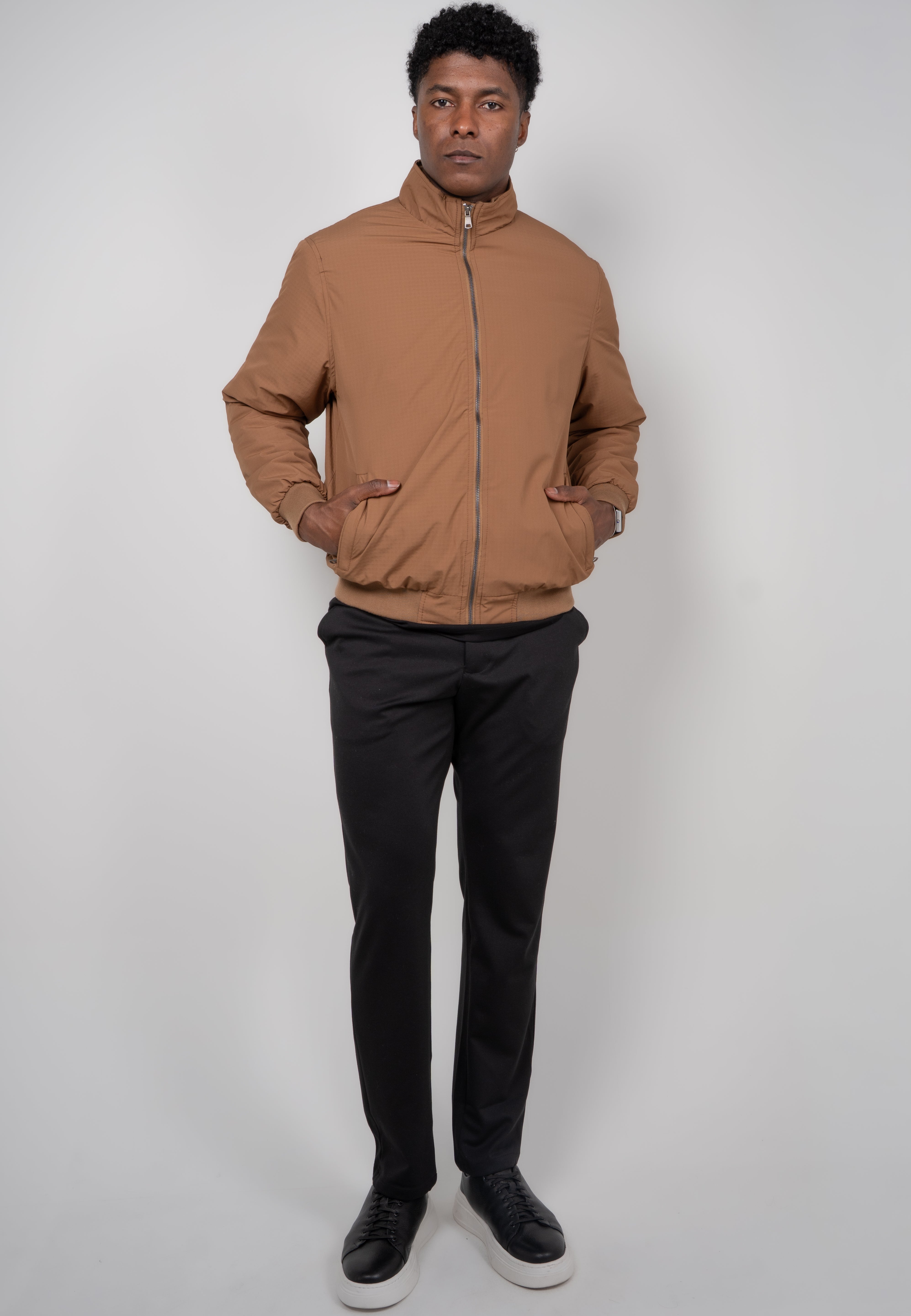 Jaqueta Masculina Zíper Nylon