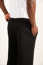 Calça de Alfaiataria Masculina Malha Super Stretch Reta