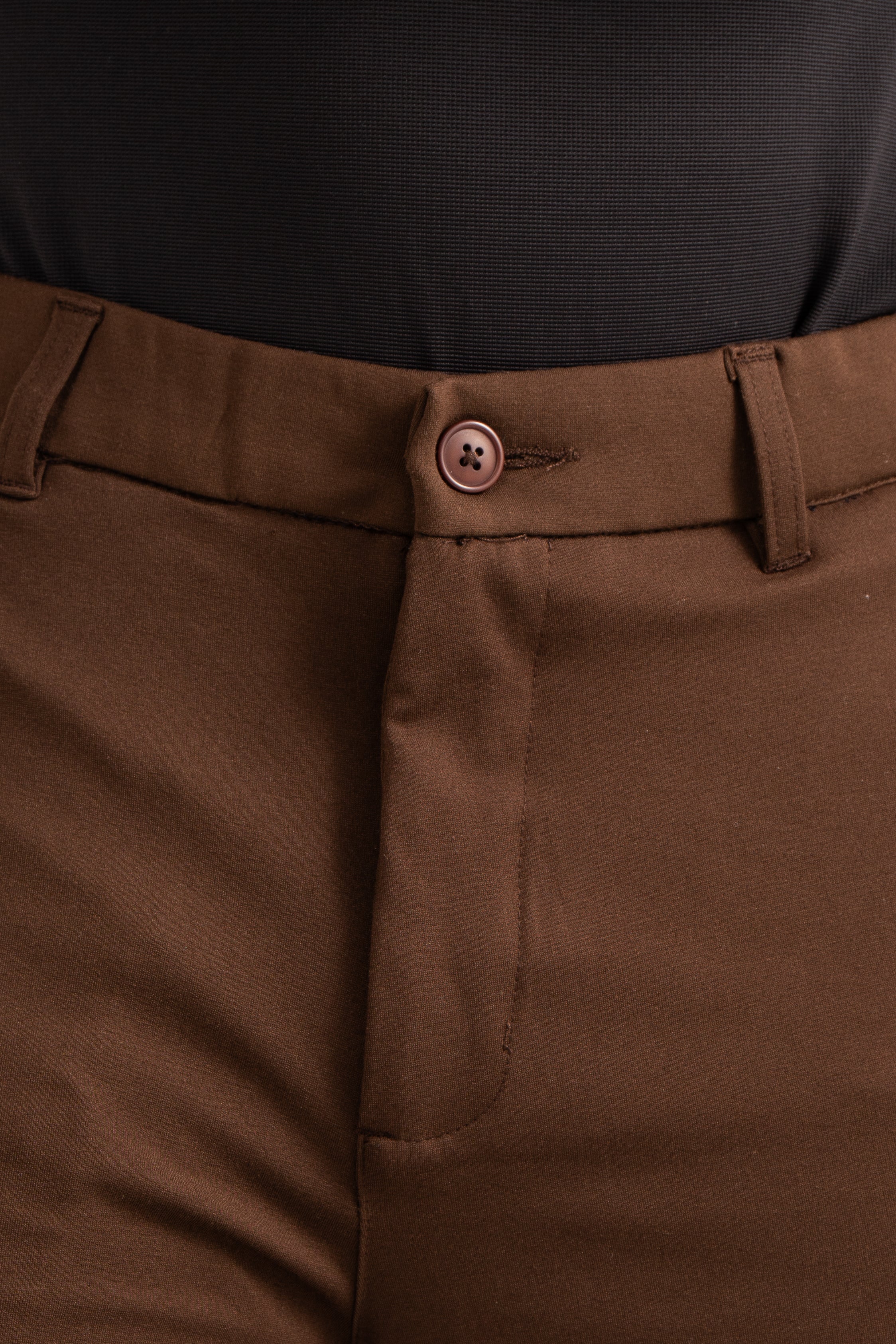 Calça de Alfaiataria Slim de Poliamida com Ajuste