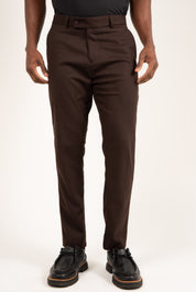 Calça de Alfaiataria Slim de Poliviscose com Elastano