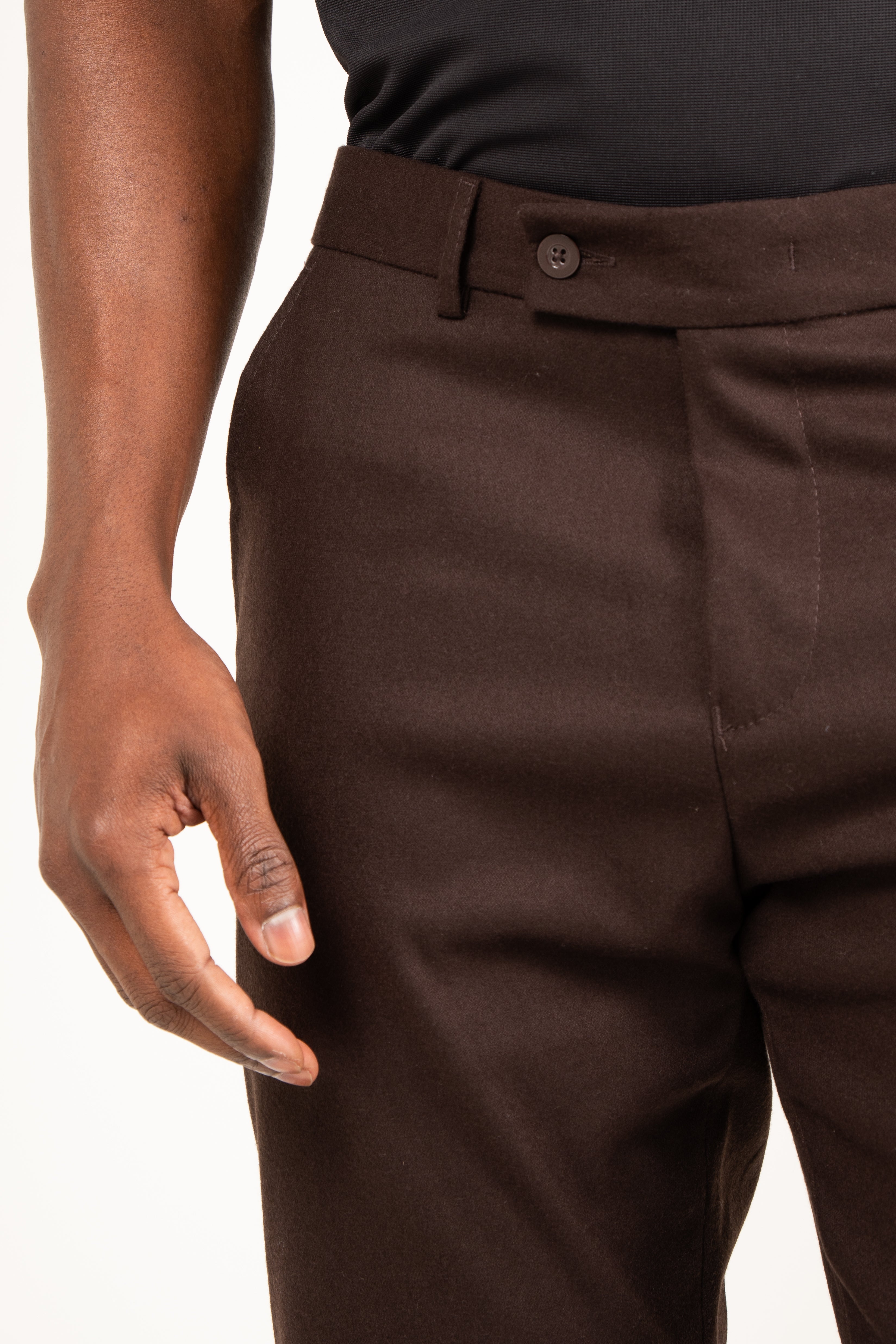 Calça de Alfaiataria Slim de Poliviscose com Elastano