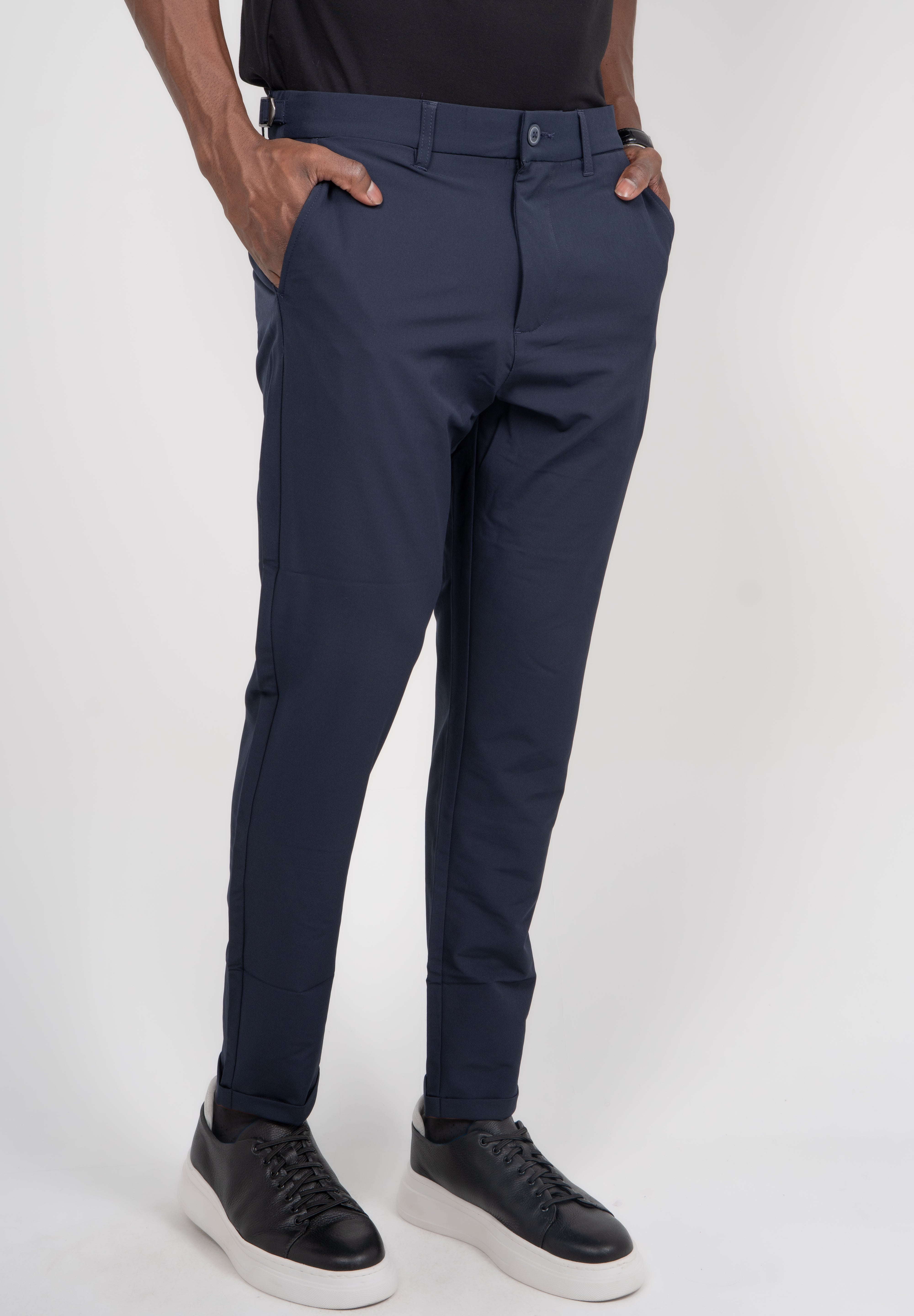 Calça Alfaiataria Masculina com Ajuste Lateral