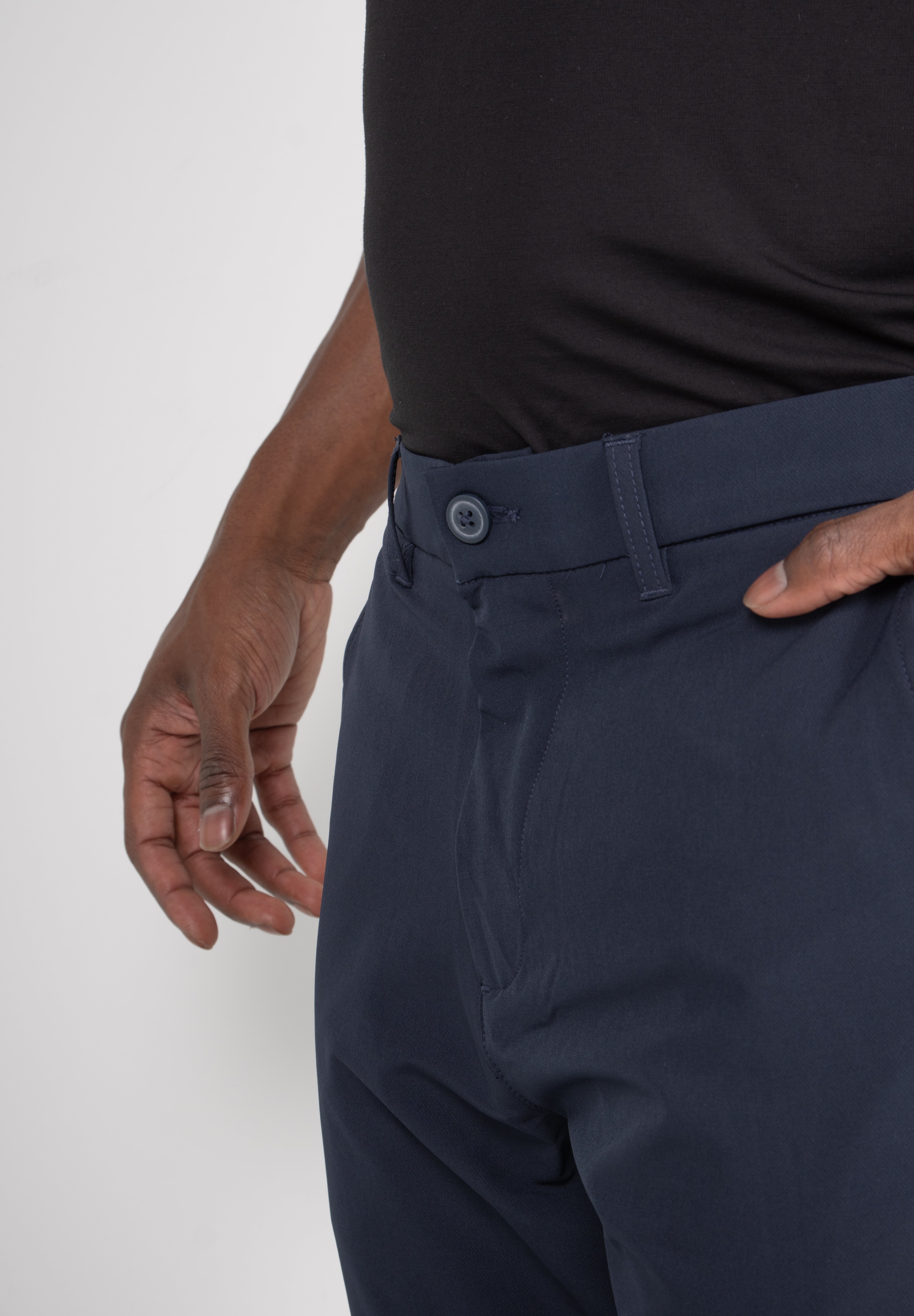 Calça Alfaiataria Masculina com Ajuste Lateral