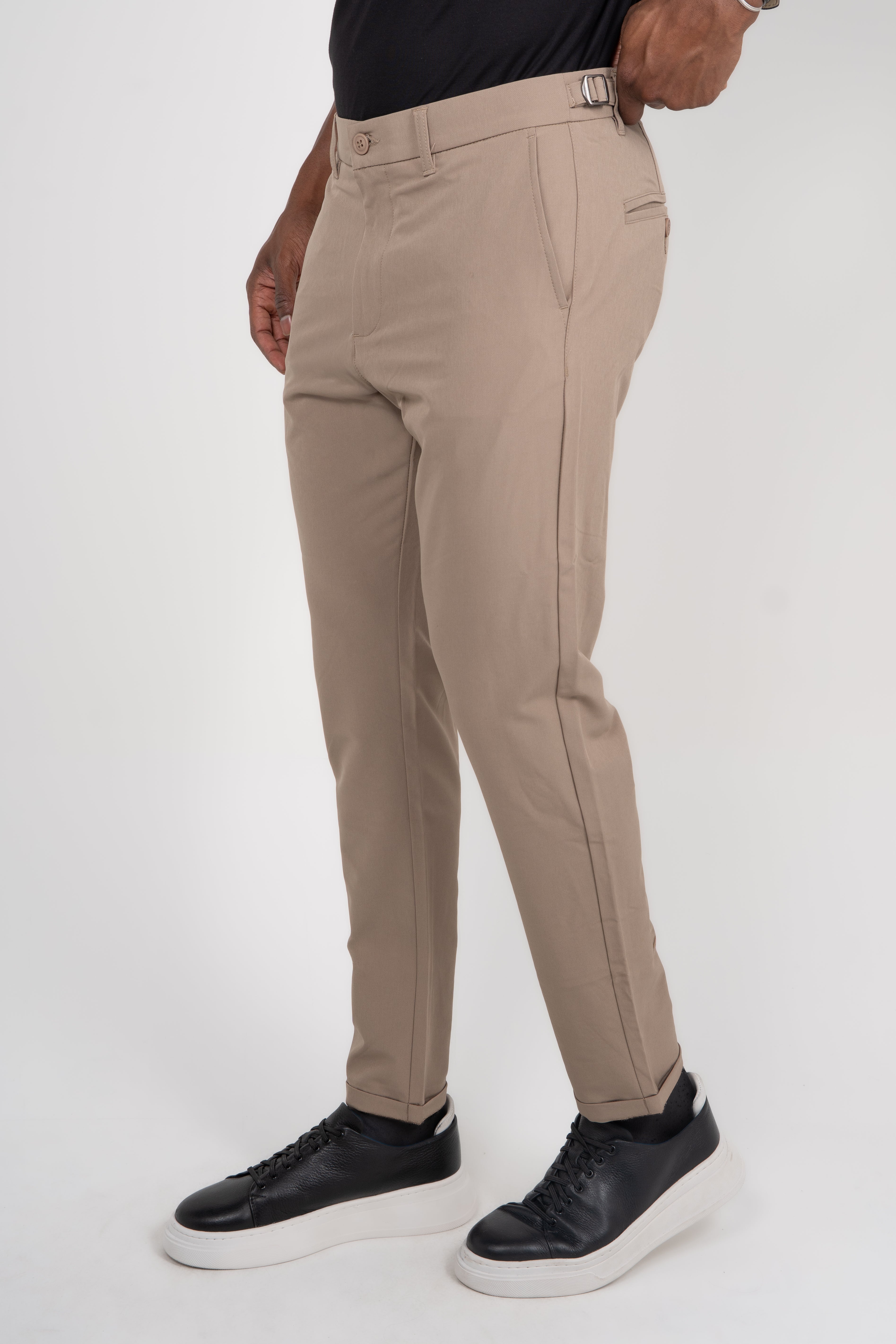 Calça Alfaiataria Masculina Impermeável com Ajuste Lateral