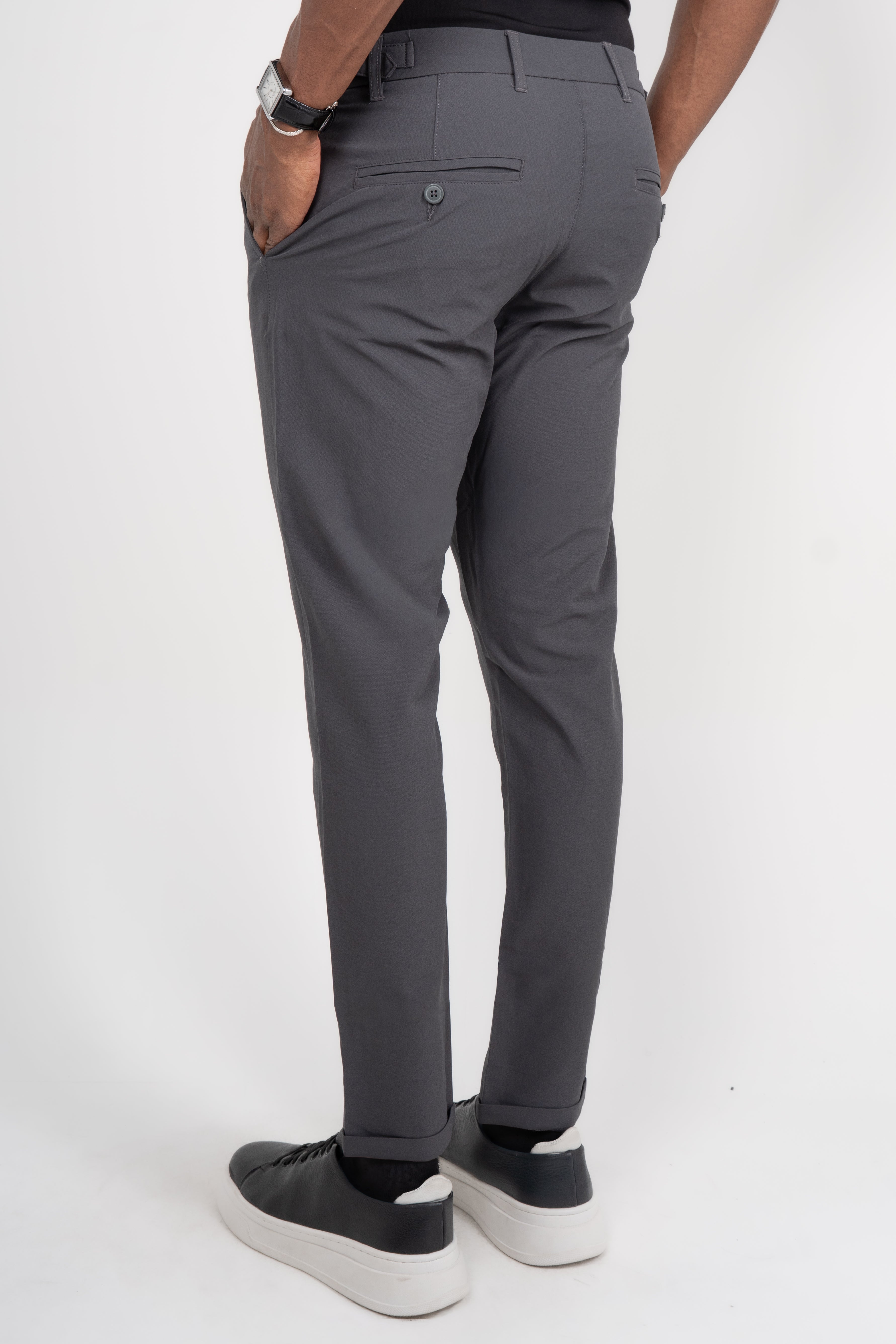 Calça Alfaiataria Masculina Impermeável com Ajuste Lateral
