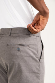 Calça de Alfaiataria Slim de Poliviscose com Elastano