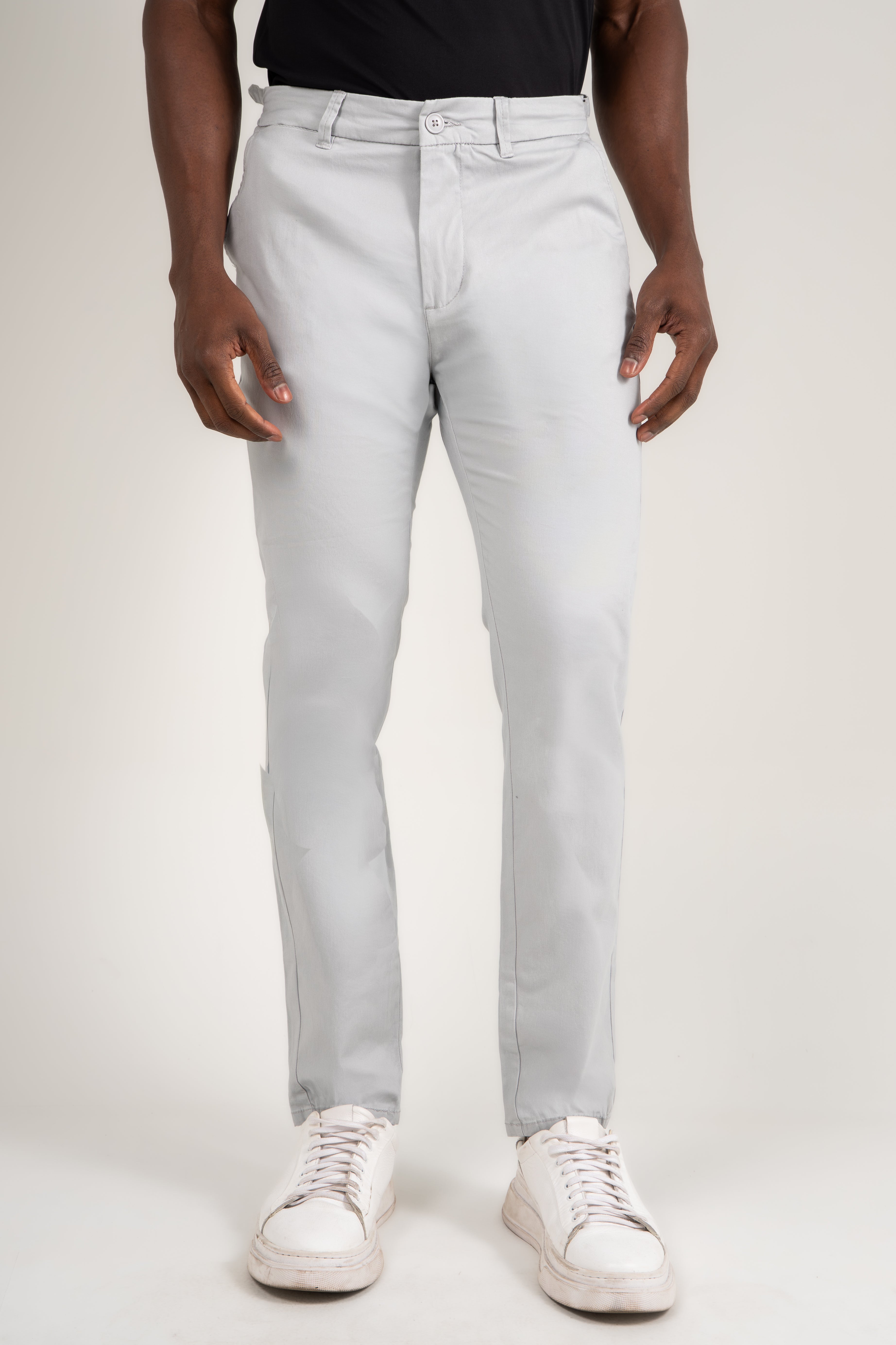 Calça de Alfaiataria Sarja Masculina com Ajuste Lateral