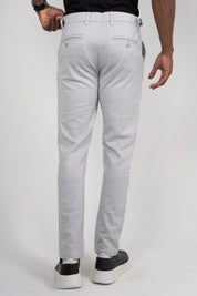 Calça Alfaiataria Masculina em Malha com Ajuste Lateral