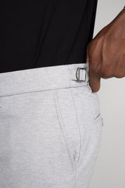 Calça Alfaiataria Masculina em Malha com Ajuste Lateral