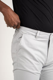Calça de Alfaiataria Sarja Masculina com Ajuste Lateral