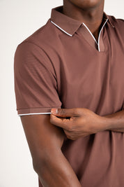 Camisa Polo Masculina Ultra Stretch Gola V