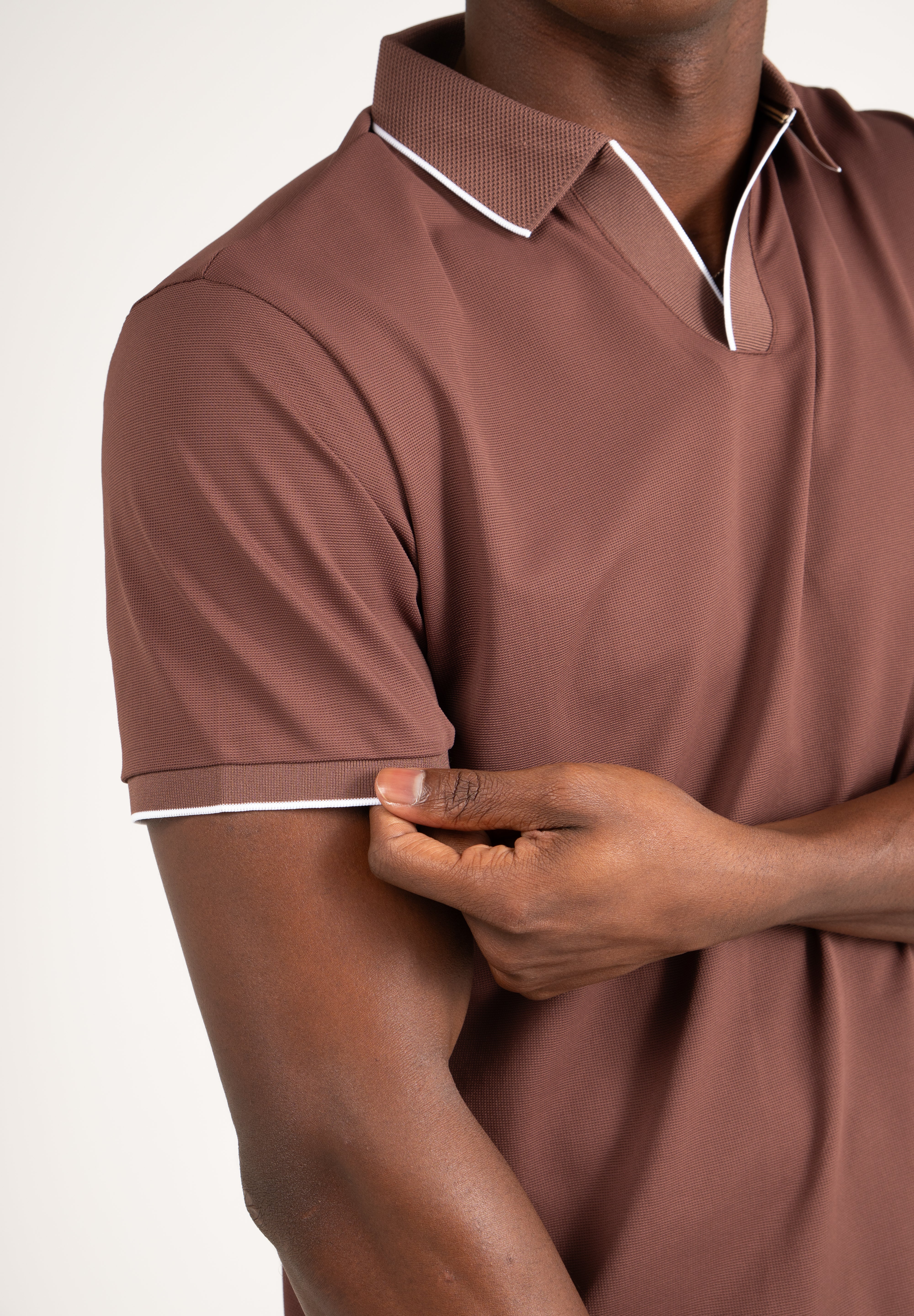 Camisa Polo Masculina Ultra Stretch Gola V