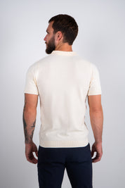 Polo Masculina Tricot Texturizada Premium Quadriculada