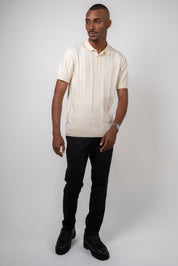 Camisa Polo Masculina Texturizada Premium Listra
