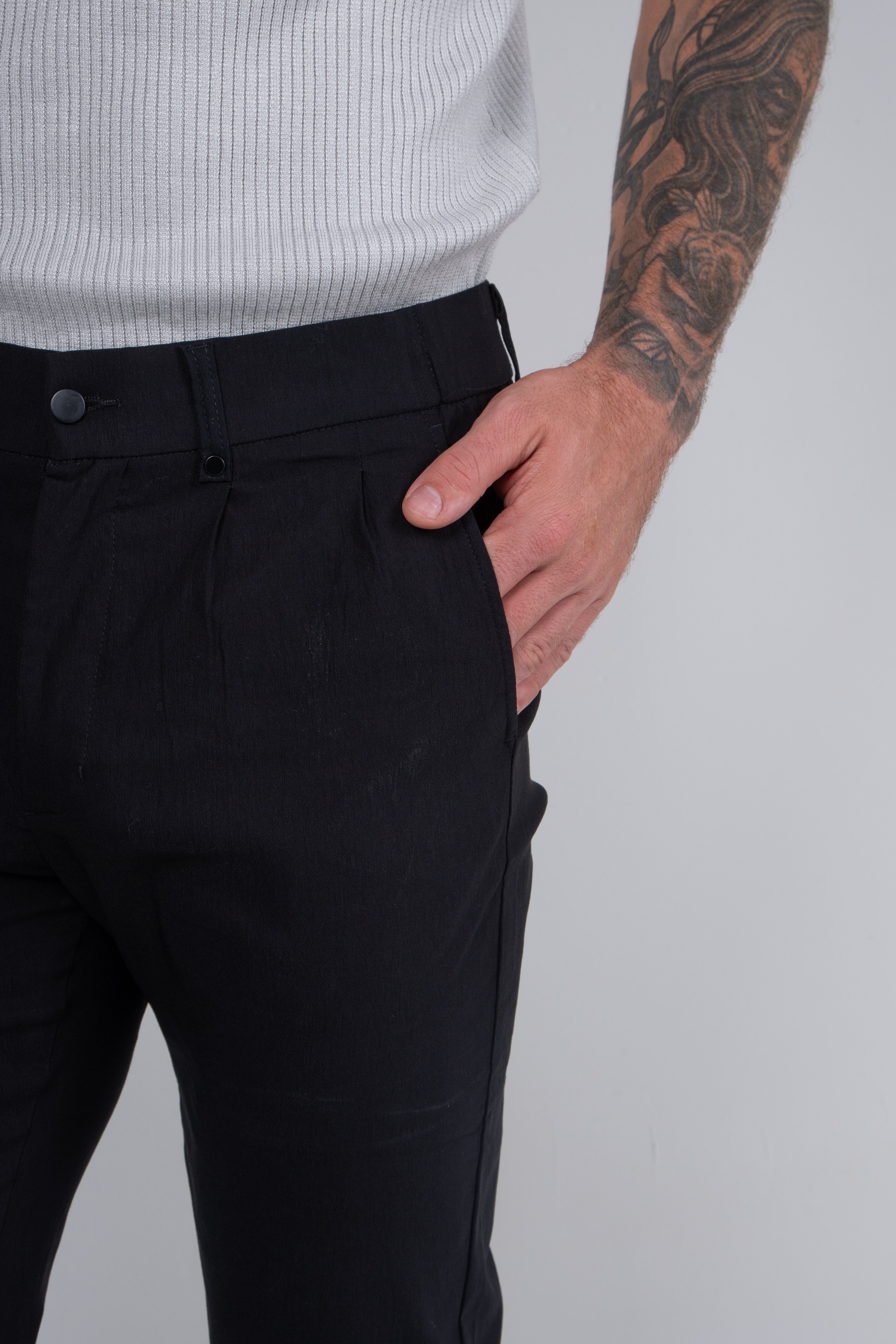 Calça Alfaiataria Masculina Tech Barra Italiana