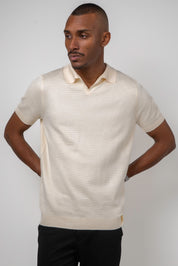Camisa Polo Masculina Texturizada Premium
