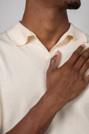 Camisa Polo Masculina Texturizada Premium