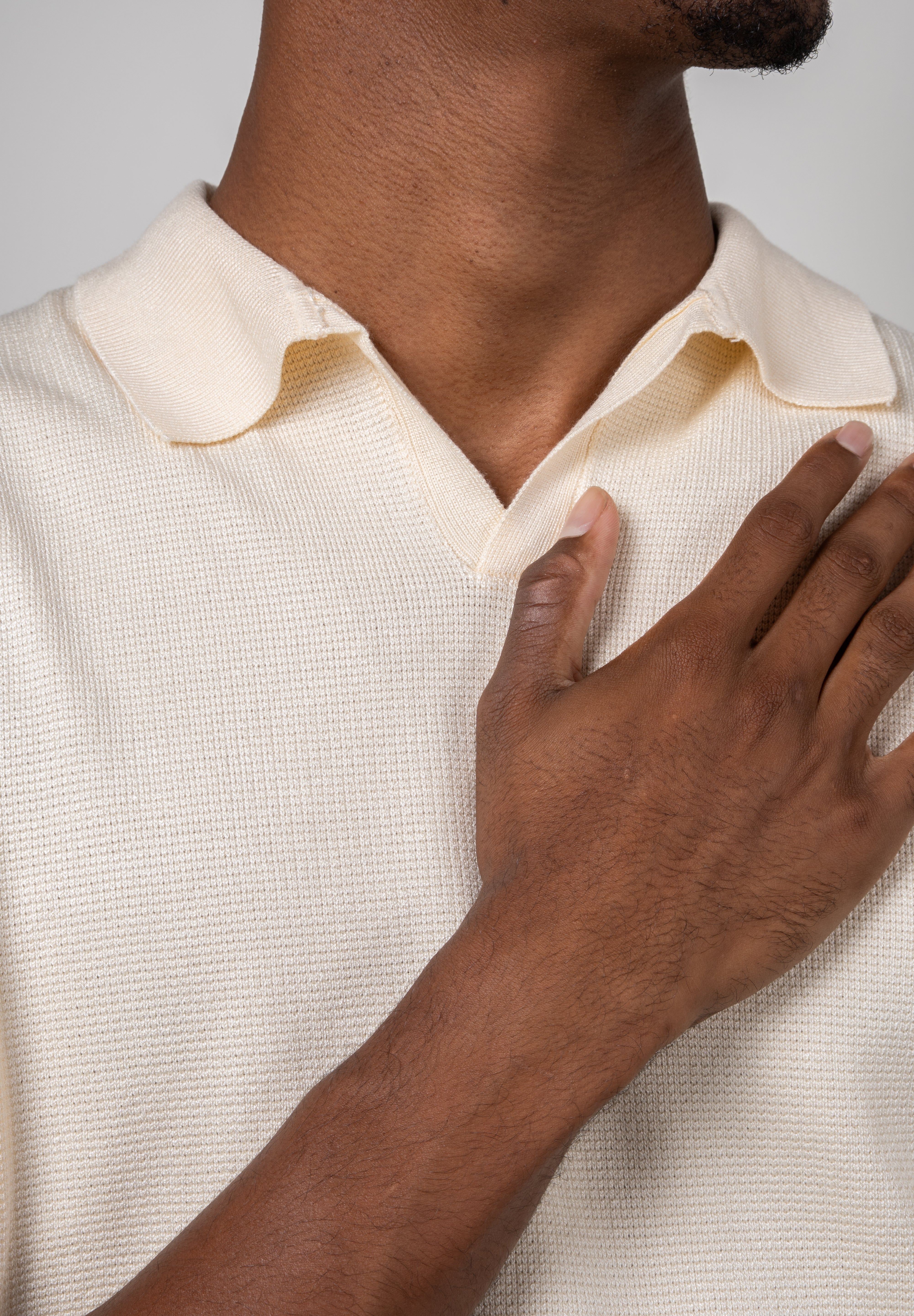 Camisa Polo Masculina Texturizada Premium