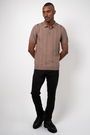 Camisa Polo Masculina Texturizada Premium Listra