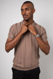 Camisa Polo Masculina Texturizada Premium Listra