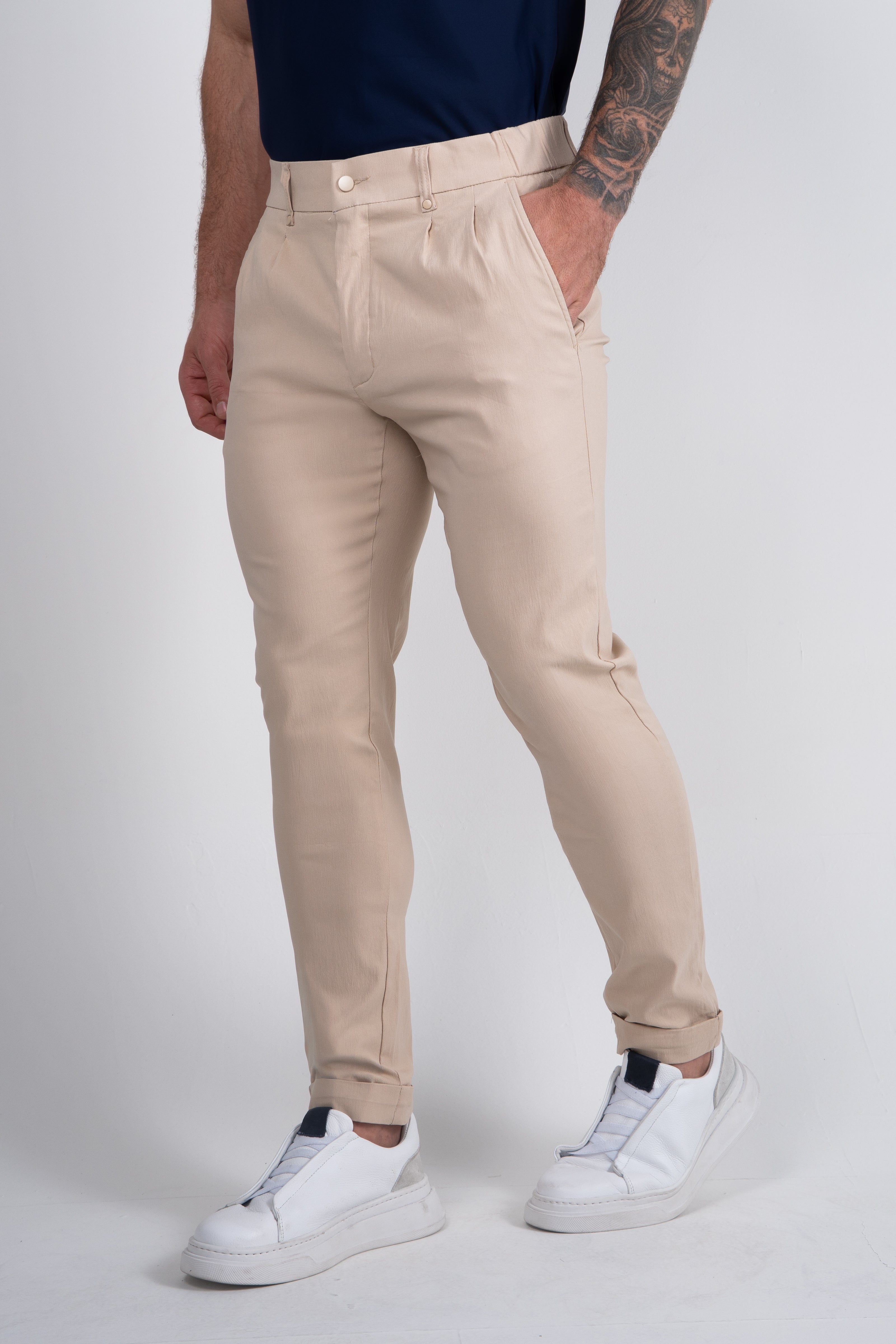 Calça Alfaiataria Masculina Tech Barra Italiana