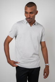 Camisa Polo Masculina Texturizada Premium