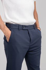 Calça Alfaiataria Malha Masculina Super Stretch