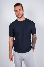 Camiseta Tricot Masculina Texturizada Premium