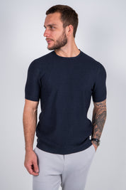 Camiseta Tricot Masculina Texturizada Premium