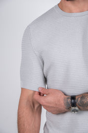 Camiseta Tricot Masculina Texturizada Premium