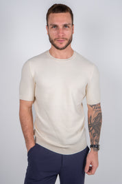 Camiseta Tricot Masculina Texturizada Premium