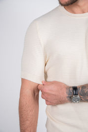 Camiseta Tricot Masculina Texturizada Premium