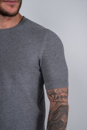 Camiseta Tricot Masculina Texturizada Premium