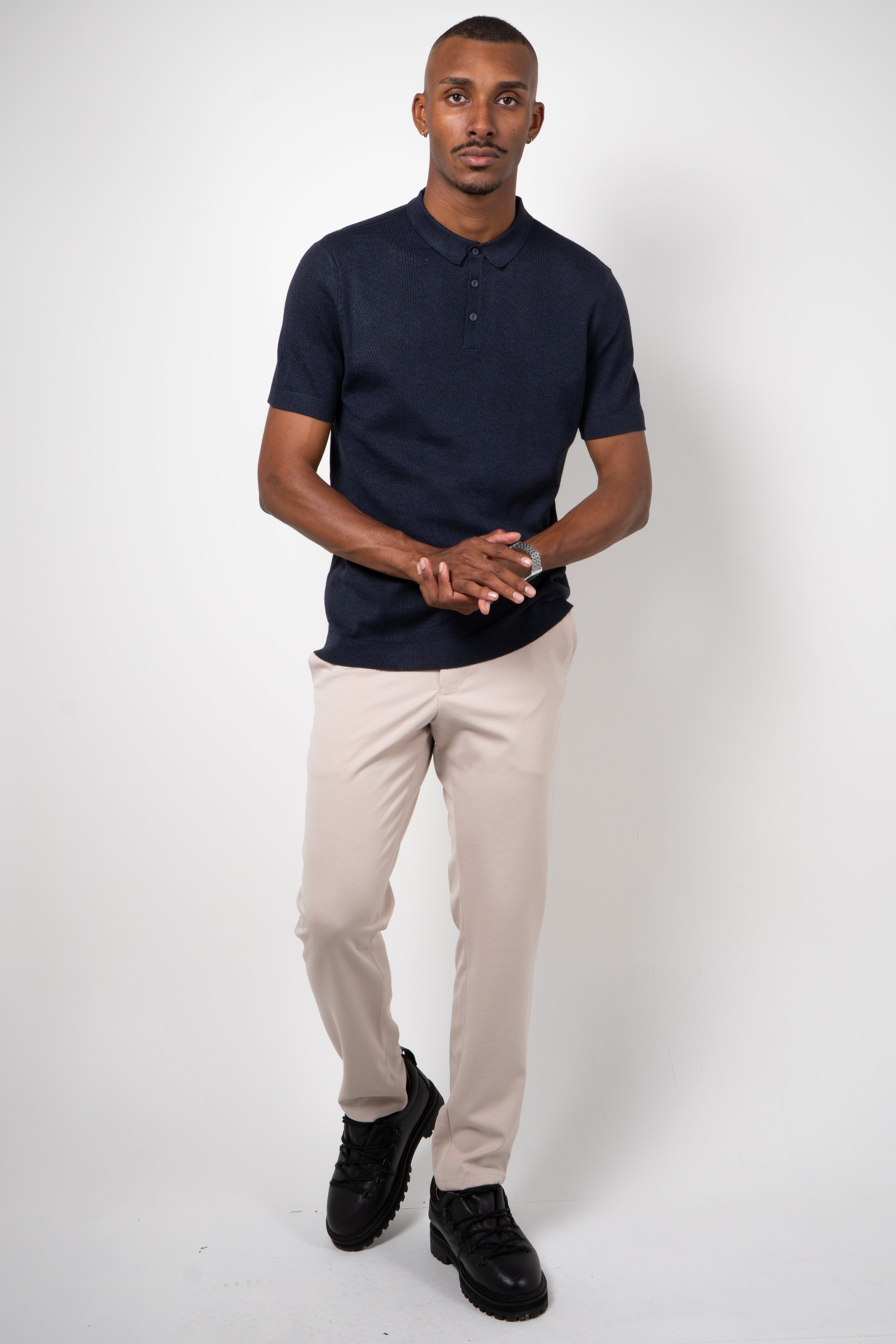 Polo Masculina Tricot Malha Premium