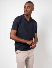 Camisa Polo Masculina Texturizada Premium