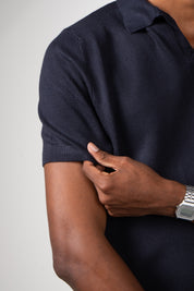 Camisa Polo Masculina Texturizada Premium