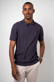 Camisa Polo Masculina Texturizada Premium Listra