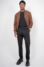 Jaqueta Masculina Bomber Suede