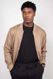 Jaqueta Masculina Bomber Linho