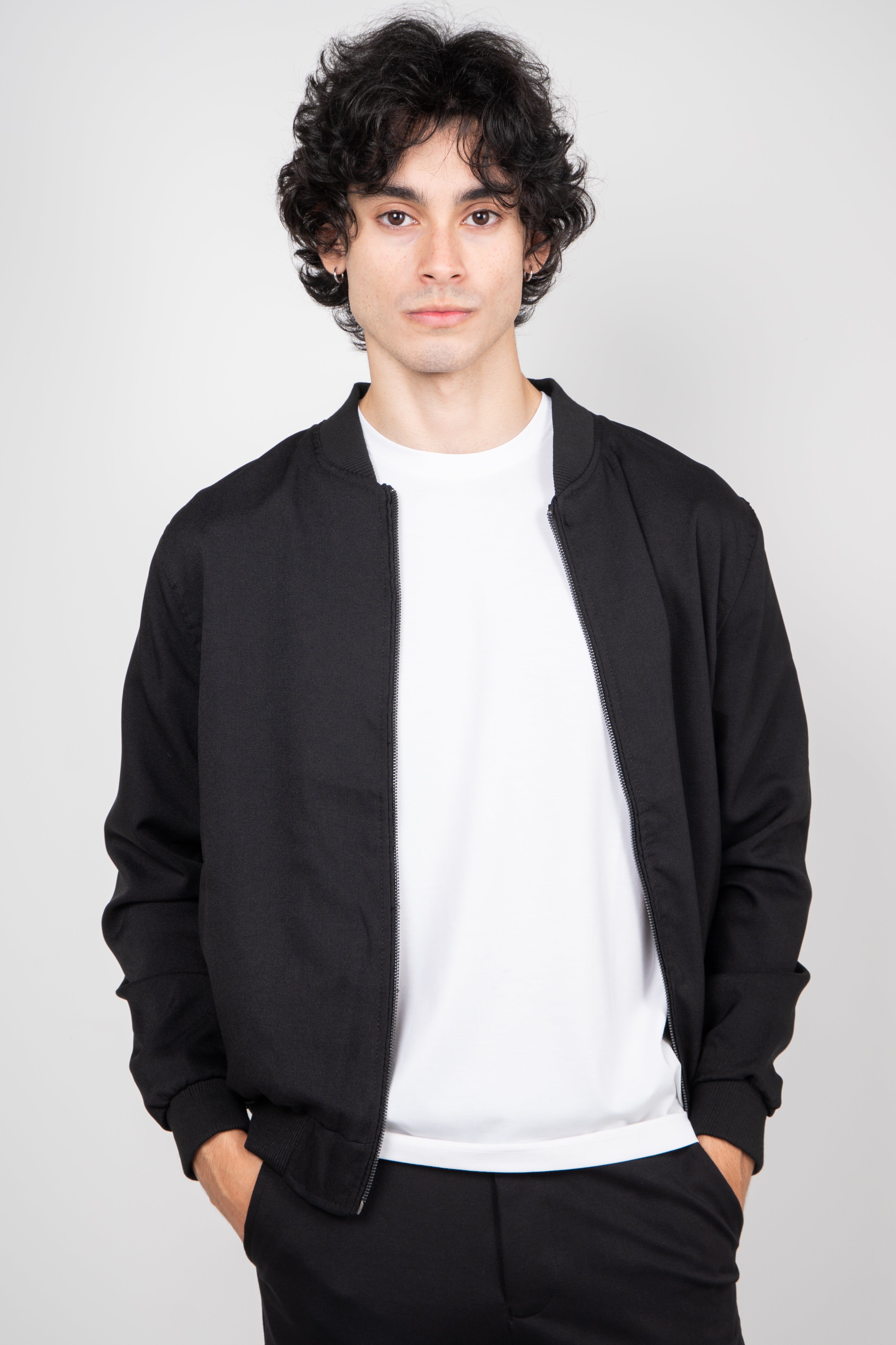 Jaqueta Masculina Bomber Linho